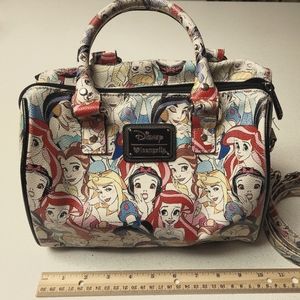 Loungefly LE Disney Princesses Purse in good condition. Wear esp on long strap.
